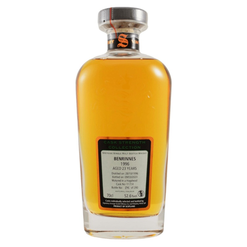 Signatory Vintage | Benrinnes Distillery 23 Years 1996 Old – Cask Strength Collection