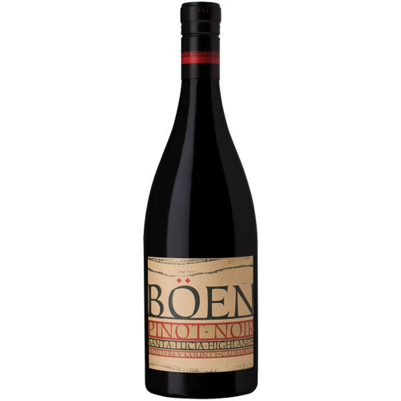 12 Bottle Case Boen Santa Lucia Highlands Pinot Noir 2018 Rated 90WS w/ Shipping Included