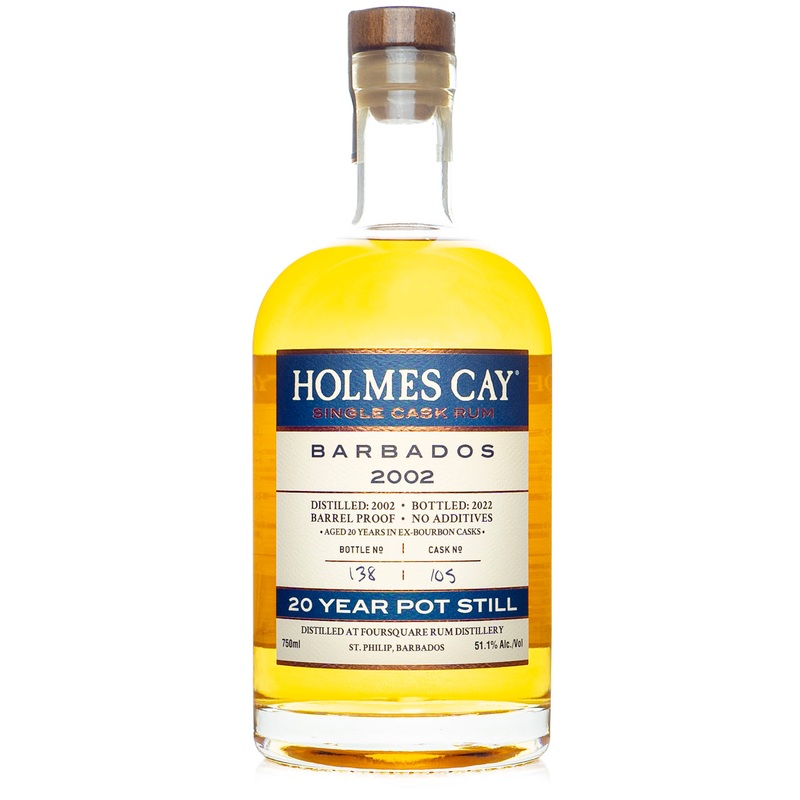 Holmes Cay 2002 Barbados 20 Year Pot Still Rum