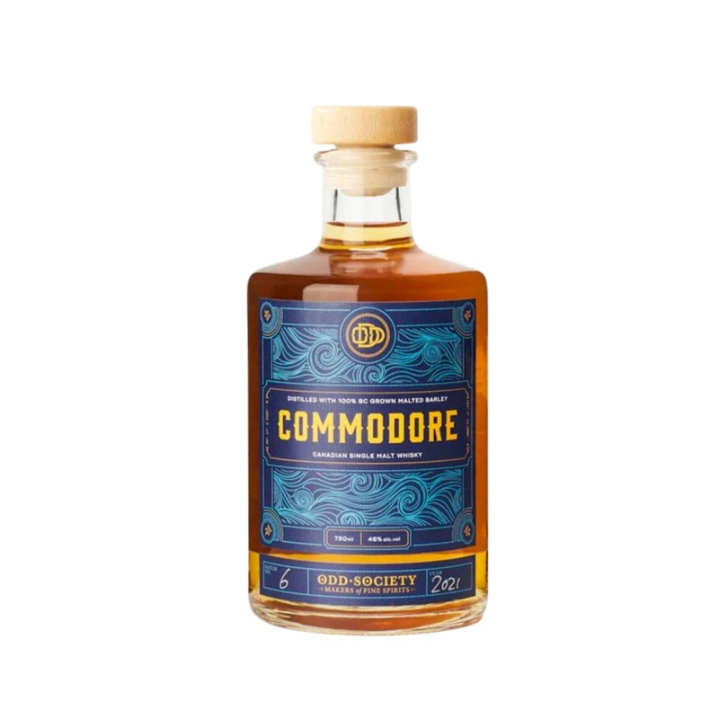 Odd Society Commodore Single Malt Canadian Whisky (case of 6)