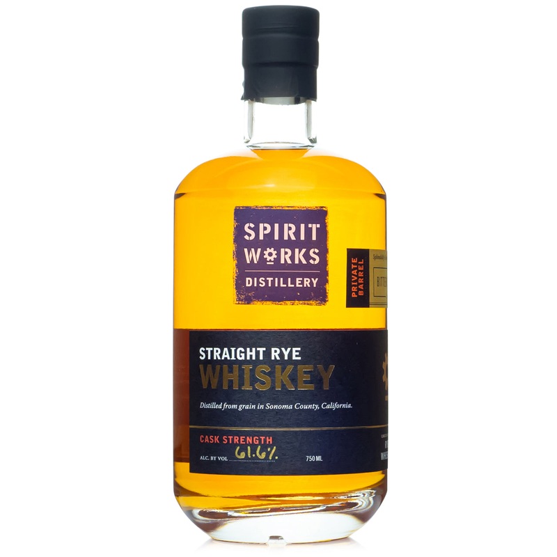 Spirit Works B&B Private Barrel Cask Strength Rye Whiskey