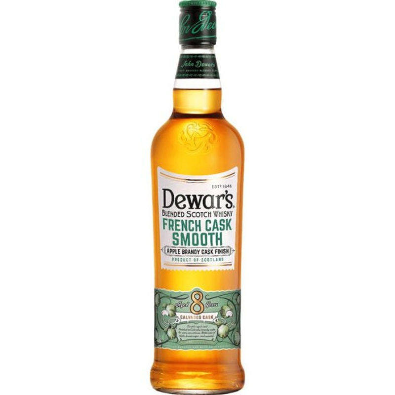 Dewar’s 8 Year Old French Cask Smooth Apple Brandy Cask Finish Blended Scotch Whisky 750ml