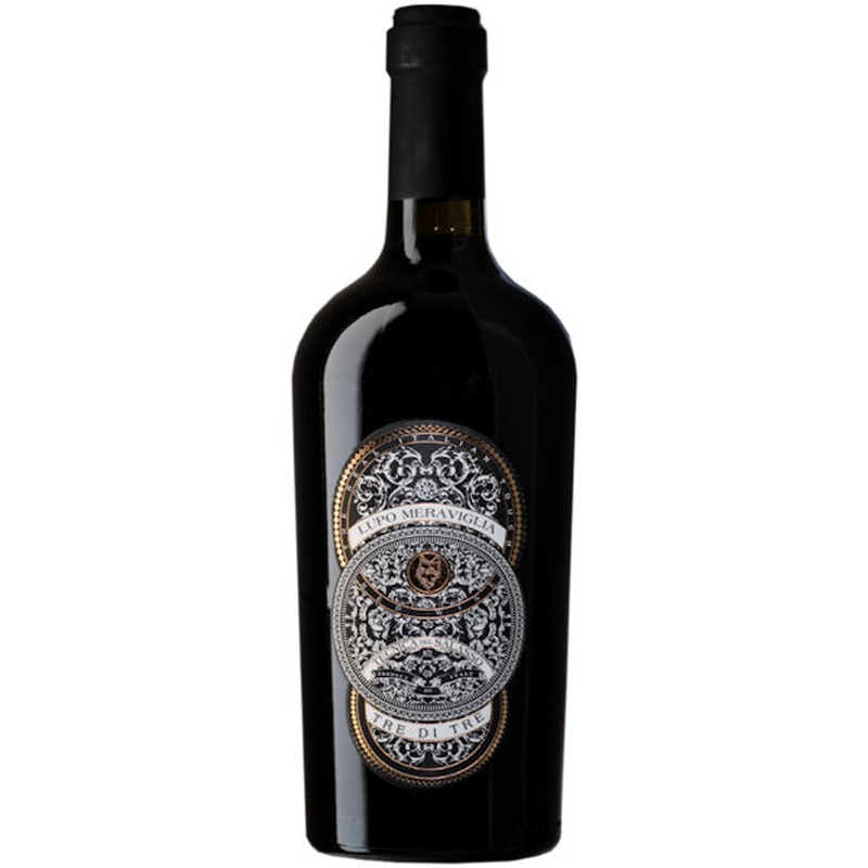 6 Bottle Case Lupo Meraviglia Tre di Tre Rosso Puglia IGT 2022 (Italy) w/ Shipping Included