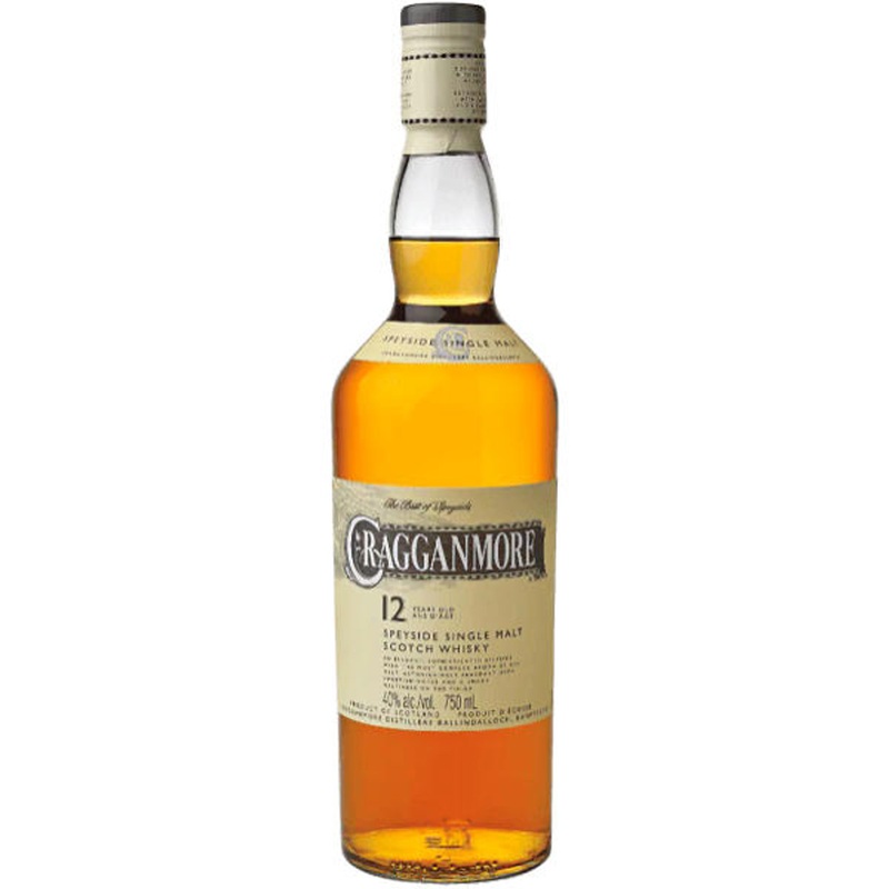 Cragganmore 12 Year Old Speyside Single Malt Scotch 750ml