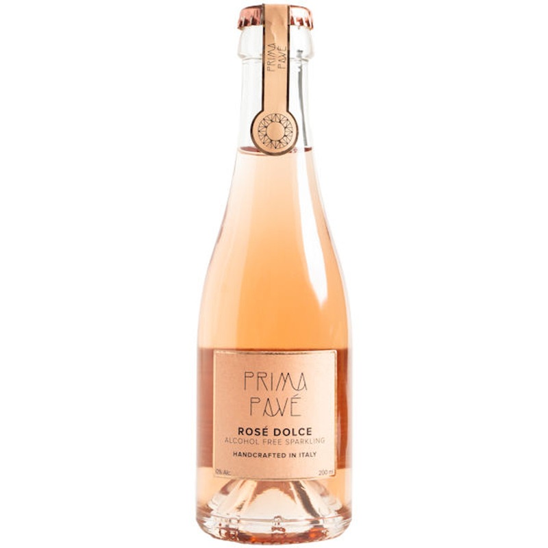 Prima Pave Alcohol Free Sparkling Rose Dolce NV (Italy) 200ml