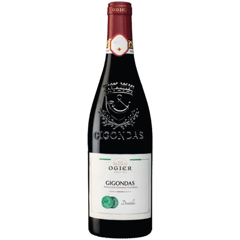 6 Bottle Case Ogier Gigondas Les Dentellis 2017 Rated 92WS w/ Shipping Included