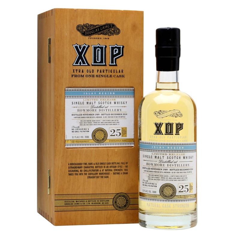 Bowmore  25 Year Old Xtra Old Particular dist 1989 70cl