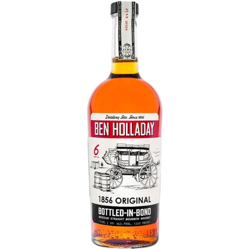 Ben Holladay 6 Year Old Bottled-In-Bond Missouri Straight Bourbon Whiskey 750ml