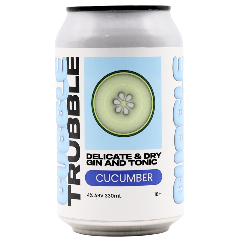 BUBBLE TRUBBLE – CUCUMBER GIN & TONIC