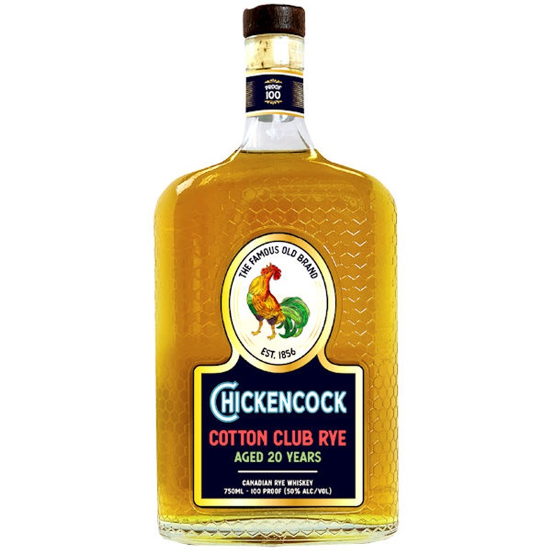 Chicken Cock 20 Year Old Cotton Club Canadian Rye Whiskey 750ml