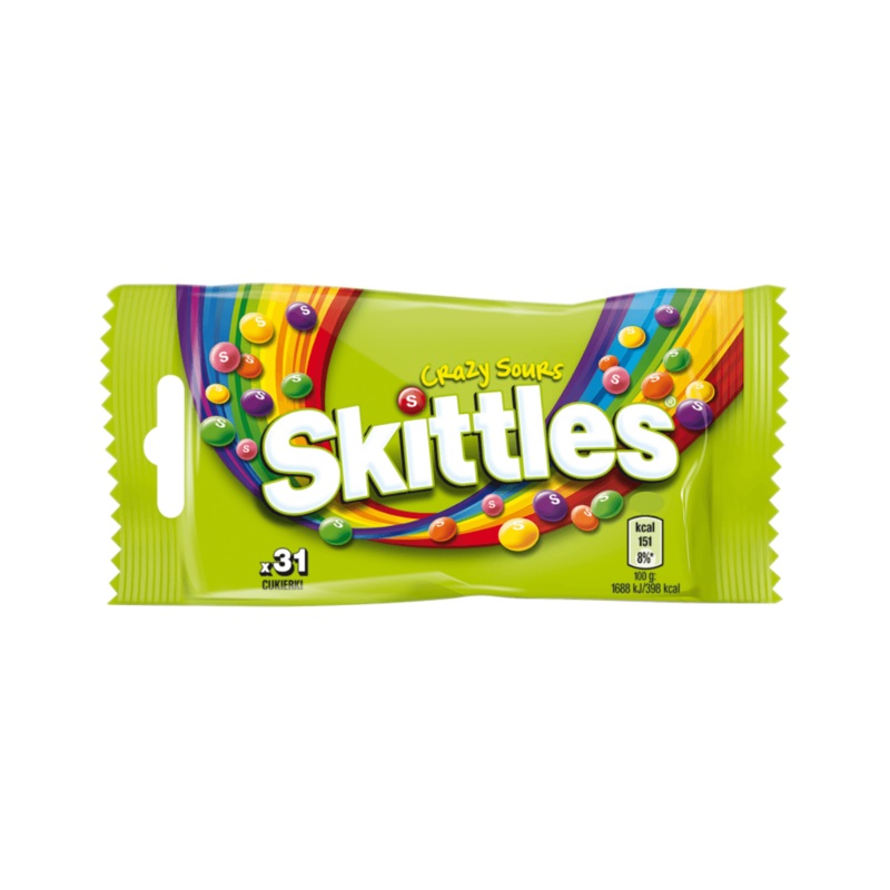 SKITTLES|Crazy Sours|Fruits|Tropical|45g|152g