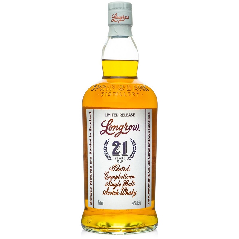 Longrow 21 Year Old Campbelton Single Malt Scotch Whiskey 750ml